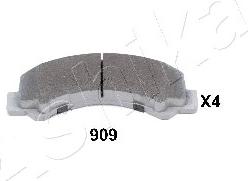 Ashika 51-09-909 - Set placute frana,frana disc aaoparts.ro