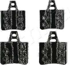 Ashika 51-00-0612 - Set placute frana,frana disc aaoparts.ro