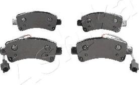 Ashika 51-00-0617 - Set placute frana,frana disc aaoparts.ro