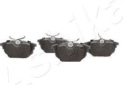 Ashika 51-00-00012 - Set placute frana,frana disc aaoparts.ro
