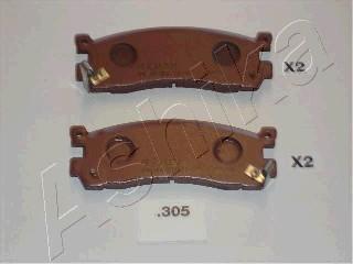 Ashika 51-03-305 - Set placute frana,frana disc aaoparts.ro