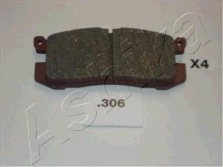 Ashika 51-03-306 - Set placute frana,frana disc aaoparts.ro