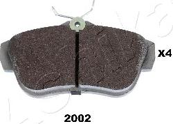 Ashika 51-02-2002 - Set placute frana,frana disc aaoparts.ro