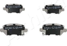 Ashika 51-0K-K12 - Set placute frana,frana disc aaoparts.ro