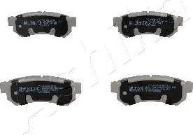 Ashika 51-0W-W07 - Set placute frana,frana disc aaoparts.ro
