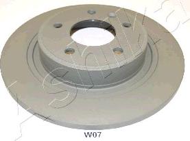 Ashika 61-0W-W07 - Disc frana aaoparts.ro