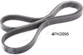 Ashika 112-4PK995 - Curea transmisie cu caneluri aaoparts.ro