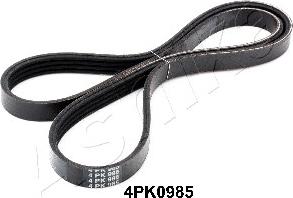 Ashika 112-4PK985 - Curea transmisie cu caneluri aaoparts.ro