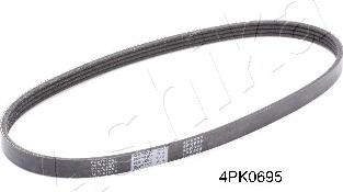 Ashika 112-4PK695 - Curea transmisie cu caneluri aaoparts.ro