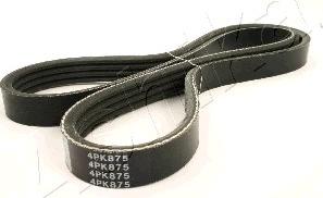 Ashika 112-4PK875 - Curea transmisie cu caneluri aaoparts.ro