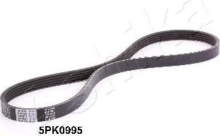 Ashika 112-5PK995 - Curea transmisie cu caneluri aaoparts.ro