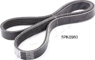 Ashika 112-5PK960 - Curea transmisie cu caneluri aaoparts.ro