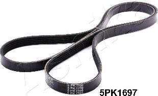 Ashika 112-5PK1697 - Curea transmisie cu caneluri aaoparts.ro
