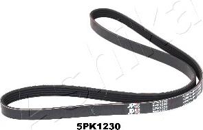 Ashika 112-5PK1230 - Curea transmisie cu caneluri aaoparts.ro