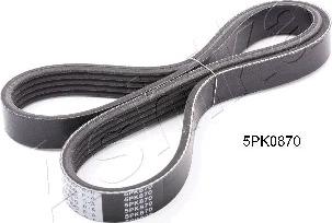 Ashika 112-5PK870 - Curea transmisie cu caneluri aaoparts.ro