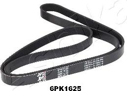Ashika 112-6PK1625 - Curea transmisie cu caneluri aaoparts.ro