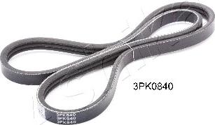 Ashika 112-3PK840 - Curea transmisie cu caneluri aaoparts.ro
