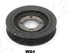 Ashika 122-0W-W04 - Fulie curea, arbore cotit aaoparts.ro