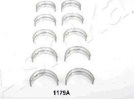 Ashika 86-1179A - Set rulemt arbore cotit aaoparts.ro