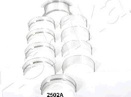 Ashika 86-2502A2 - Set rulemt arbore cotit aaoparts.ro