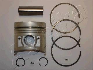 Ashika 39-512 - Piston aaoparts.ro