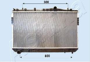 Ashika RDA313022 - Radiator, racire motor aaoparts.ro