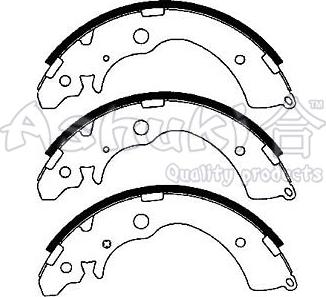 Ashuki 1050-0204 - Set saboti frana aaoparts.ro