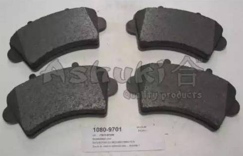 Ashuki 1080-9701 - Set placute frana,frana disc aaoparts.ro