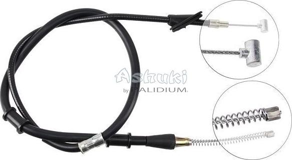 Ashuki ASH3-1050 - Cablu, frana de parcare aaoparts.ro
