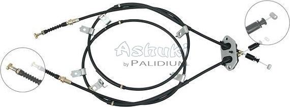 Ashuki ASH3-1725 - Cablu, frana de parcare aaoparts.ro
