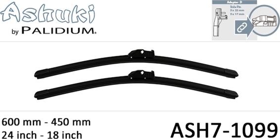 Ashuki ASH7-1099 - Lamela stergator aaoparts.ro