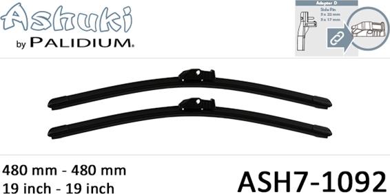 Ashuki ASH7-1092 - Lamela stergator aaoparts.ro