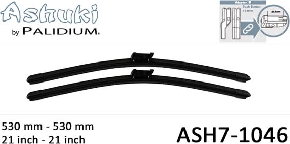 Ashuki ASH7-1046 - Lamela stergator aaoparts.ro