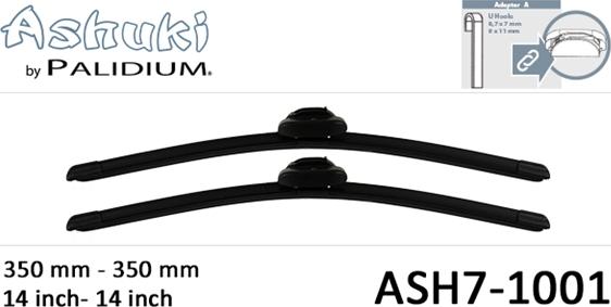 Ashuki ASH7-1001 - Lamela stergator aaoparts.ro