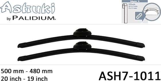 Ashuki ASH7-1011 - Lamela stergator aaoparts.ro