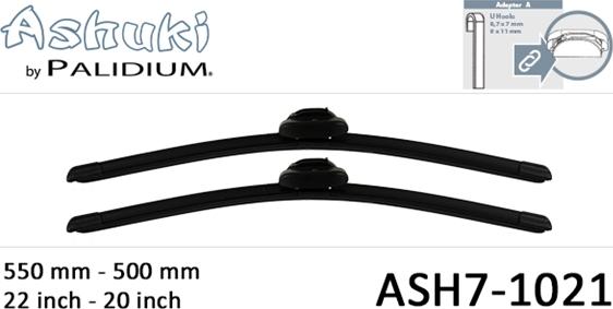 Ashuki ASH7-1021 - Lamela stergator aaoparts.ro
