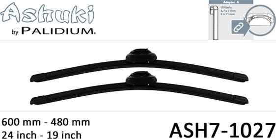 Ashuki ASH7-1027 - Lamela stergator aaoparts.ro
