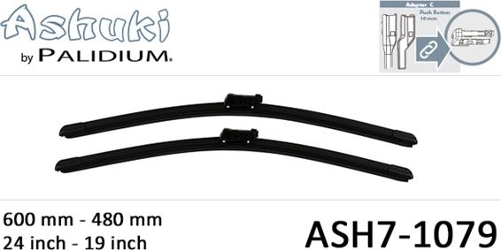 Ashuki ASH7-1079 - Lamela stergator aaoparts.ro
