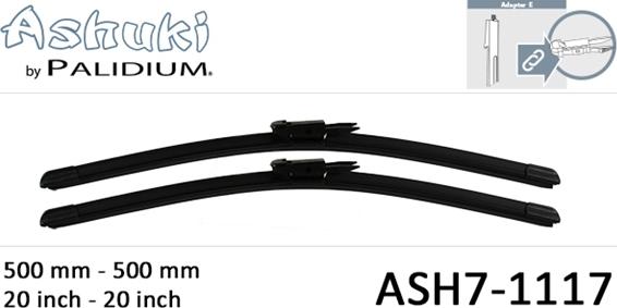 Ashuki ASH7-1117 - Lamela stergator aaoparts.ro