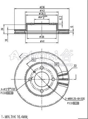 Ashuki C650-10 - Disc frana aaoparts.ro