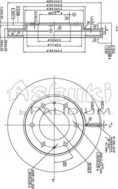 Ashuki C652-59 - Disc frana aaoparts.ro
