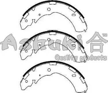Ashuki C011-07 - Set saboti frana aaoparts.ro