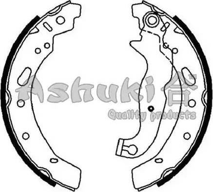 Ashuki M068-15 - Set saboti frana aaoparts.ro