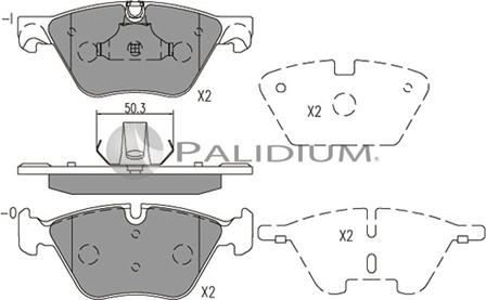 Ashuki P1-1549 - Set placute frana,frana disc aaoparts.ro