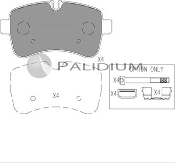 Ashuki P1-1562 - Set placute frana,frana disc aaoparts.ro