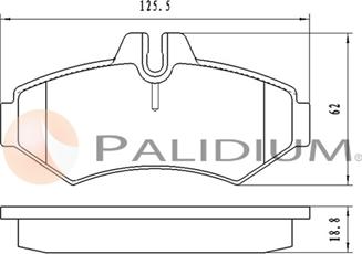 Ashuki P1-1580 - Set placute frana,frana disc aaoparts.ro