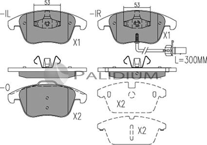 Ashuki P1-1538 - Set placute frana,frana disc aaoparts.ro