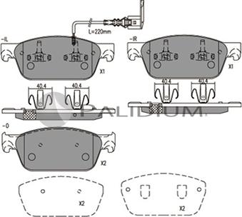 Ashuki P1-1577 - Set placute frana,frana disc aaoparts.ro