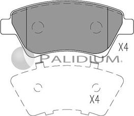 Ashuki P1-1046 - Set placute frana,frana disc aaoparts.ro