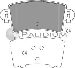Ashuki P1-1042 - Set placute frana,frana disc aaoparts.ro